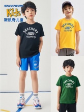 Skechers斯凯奇 儿童短袖t恤