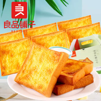 良品铺子 岩焗乳酪吐司500g