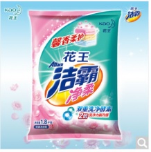 花王洁霸净柔无磷洗衣粉1.8kg