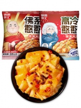 锅圈食汇红油面皮112g*4包