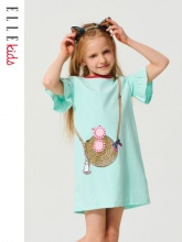 ELLE Kids 中大女童T恤裙连衣裙