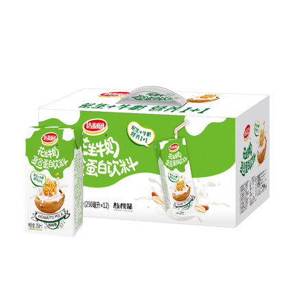 达利园花生牛奶核桃味250ml*12盒