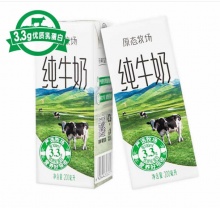 新希望 原态牧场全脂纯牛奶200ml*24盒