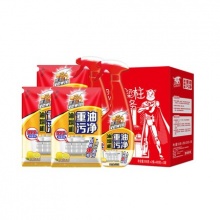 威王 油烟机油污清洁剂500g*2瓶+420g*3袋