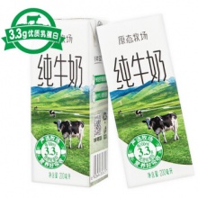 新希望  原态牧场 全脂纯牛奶200ml*24盒