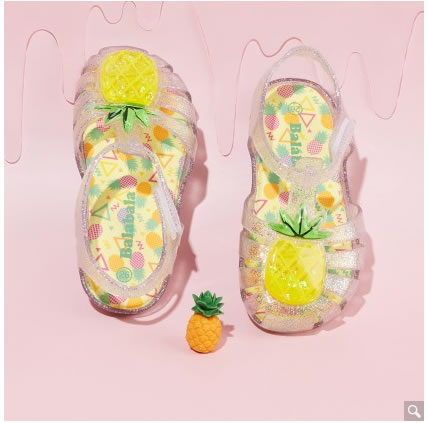 巴拉巴拉 女童梦幻果冻凉鞋