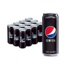 百事可乐 无糖碳酸330mL*12罐
