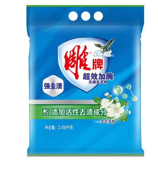 雕牌 超效加酶无磷洗衣粉2.438kg