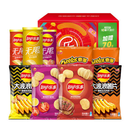 乐事薯片礼盒712g