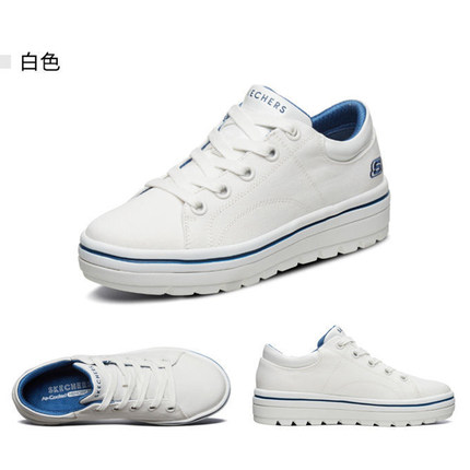 Skechers斯凯奇女鞋 厚底板鞋