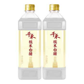 千禾 醋 糯米白醋 凉拌炒菜 1L*2
