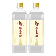 千禾 醋 糯米白醋 凉拌炒菜 1L*2