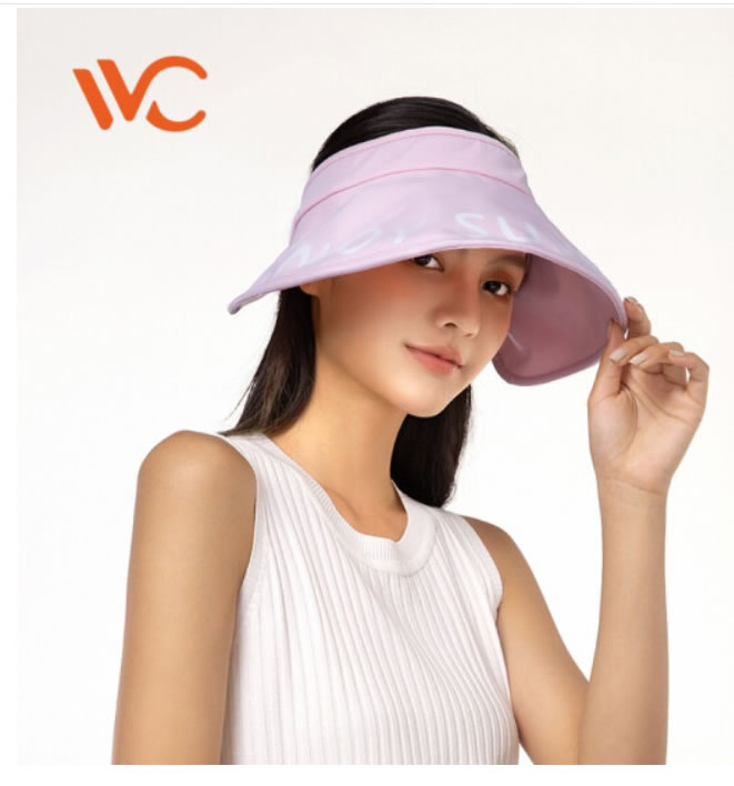 VVC 女士空顶太阳帽防晒帽