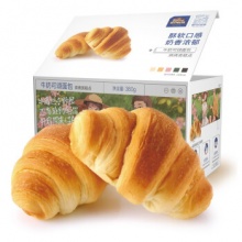 三只松鼠  牛奶可颂面包/380g