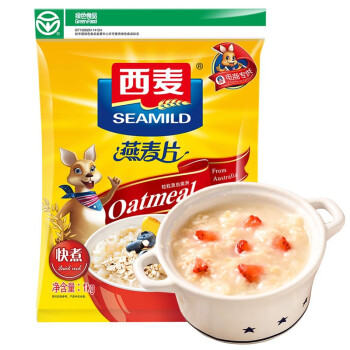西麦  快煮绿色纯燕麦片 1000g