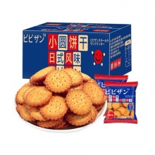 比比赞 日式小圆饼干 海盐味 1kg