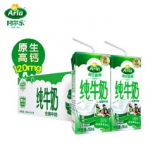  Arla 爱氏晨曦  全脂纯牛奶 200ml*24 盒