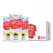 德亚 全脂纯牛奶高钙早餐奶200ml*30盒