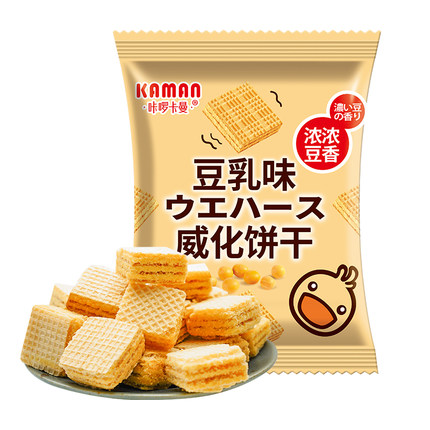 咔啰卡曼日式豆乳威化饼干60g/包