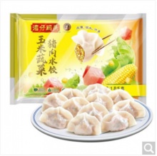 湾仔码头 玉米蔬菜猪肉水饺1800g