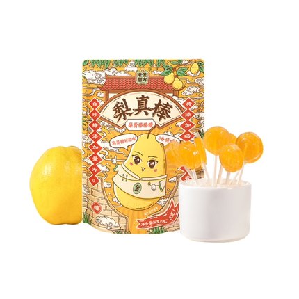 老金磨方 秋梨膏棒棒糖8支