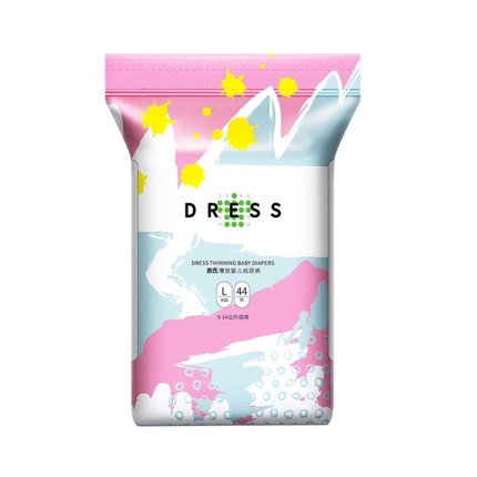 吉氏薄致夏季ins风高颜值纸尿裤L码44片
