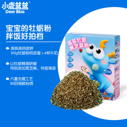 小鹿蓝蓝_牡蛎黑芝麻海苔36g
