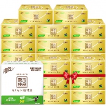 清风 原木金装抽纸3层30包