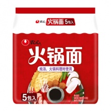 农心 火锅面 方便面 （无料包） 100g*5包