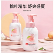 好孩子 婴儿桃叶泡泡洗发沐浴二合一500ml