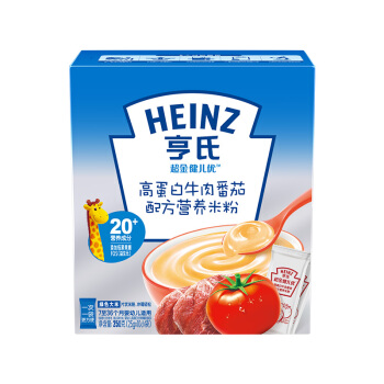 亨氏   2段辅食 牛肉和番茄 营养米粉250g