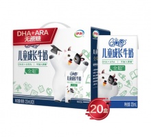 伊利 QQ星儿童成长牛奶全聪型125ml*20盒/箱