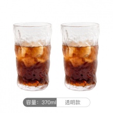 虾选 猫厨 冰川玻璃杯370ml*2
