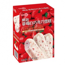 明治（meiji） 草莓白巧克力雪糕 245g（6支）