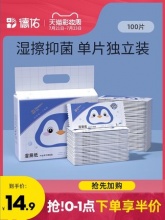 德佑湿厕纸便携小包单片装100片