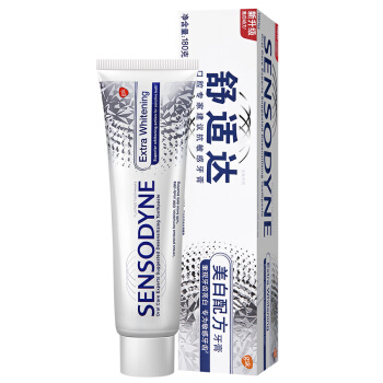 SENSODYNE 舒适达 安心美白 抗敏感牙膏 180g