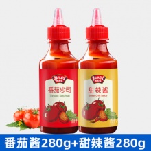 极美滋番茄酱+沙拉酱或者甜辣酱2瓶