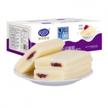 港荣 乳酸菌 蓝莓夹心吐司面包500g/箱