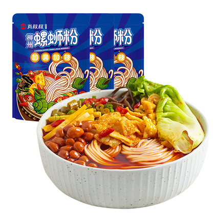 肖叔叔 加臭加辣螺蛳粉400g*3袋