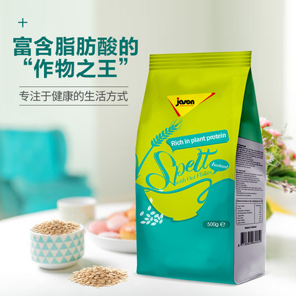 捷森 高纤高蛋白燕麦片500g