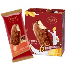 蒙牛 蒂兰圣雪 冰淇淋 脆皮麦片口味70g×6支