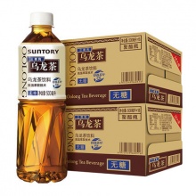 三得利 乌龙茶无糖饮料500ml*18瓶*2箱