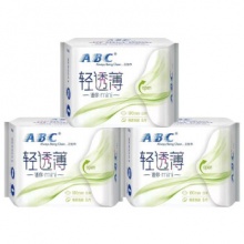 ABC  迷你日用卫生巾190mm3包24片
