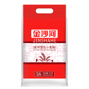 金沙河面粉 雪花小麦粉 5kg