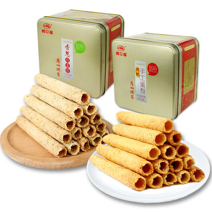 广州酒家 原味传统手工蛋卷450g