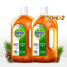 滴露消毒液 家用消毒水750ml*2瓶