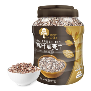 SHEGURZ 穗格氏 高纤黑麦片 1000g