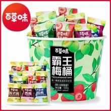百草味 霸王梅桶网红梅子零食大礼包500g