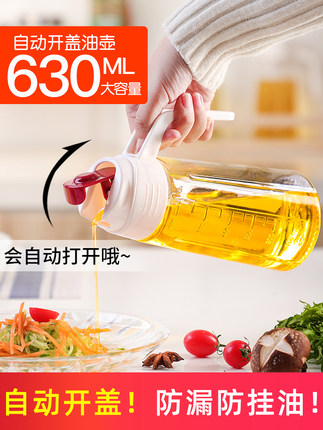 夸克 防漏玻璃油壶630ml