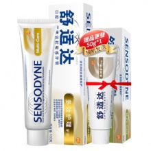 舒适达 多效护理牙膏套装 2支装150g